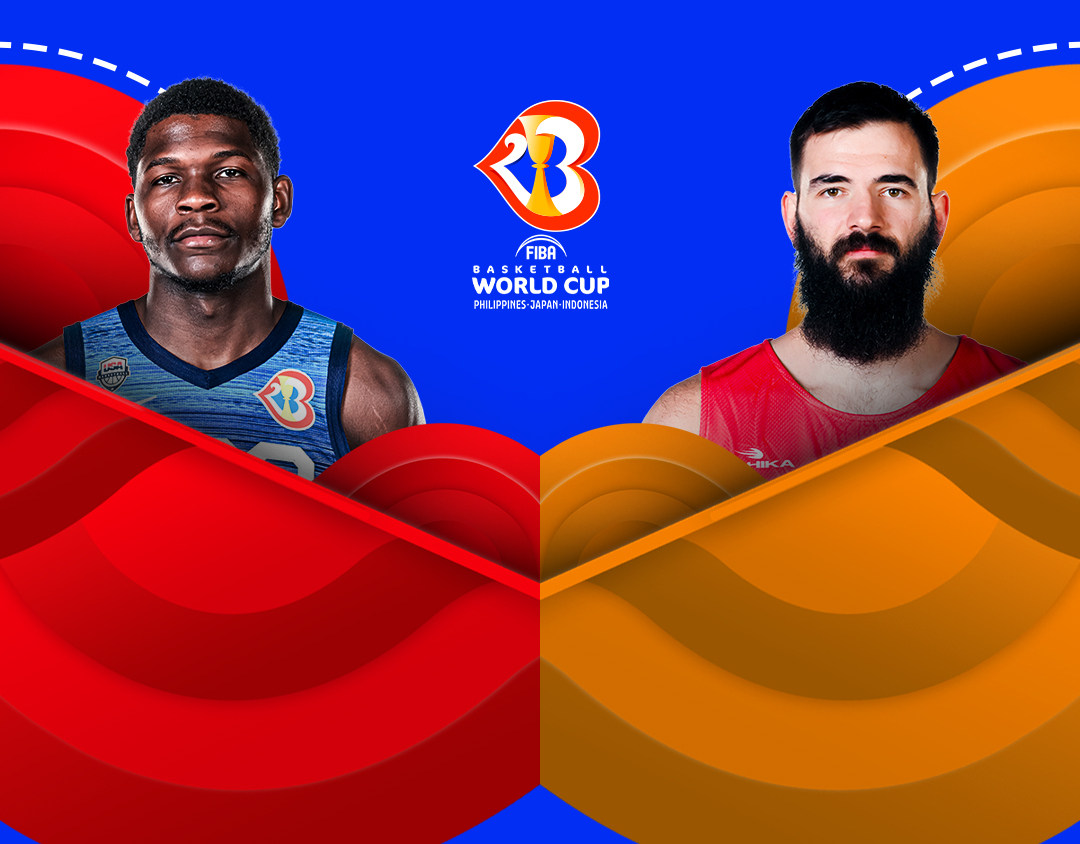 Match #59 of fiba basketball world cup 2023 banner