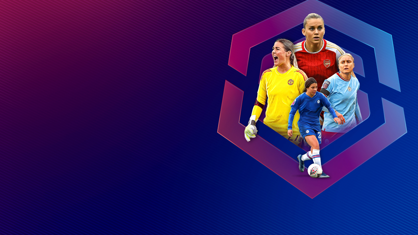 Barclays fa women's super league 2023-24 football banner