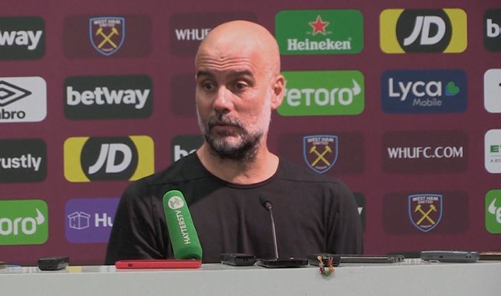 Pep praises his team after comeback win at West Ham