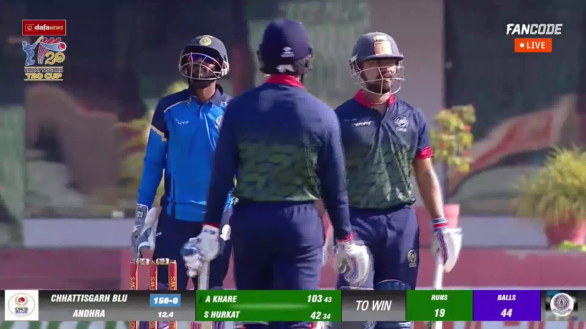 Six! Pure Power Hitting Display From Khare, Hits His 8th Maximum Of The Day