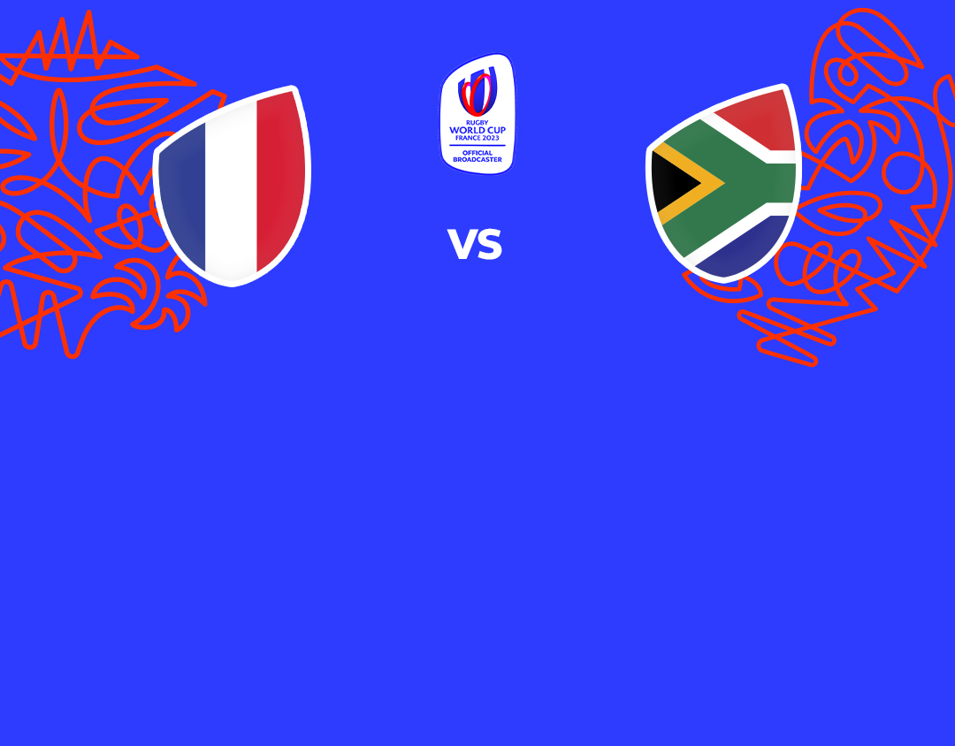 Quarter-final of rugby world cup 2023 banner