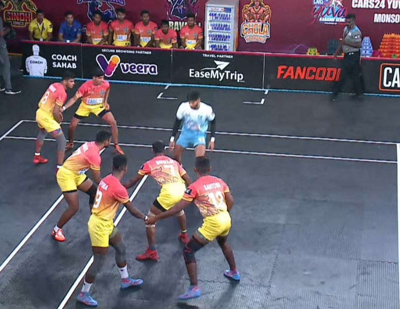 Upbeat Panchala Pride pip Maurya Mavericks 35-23