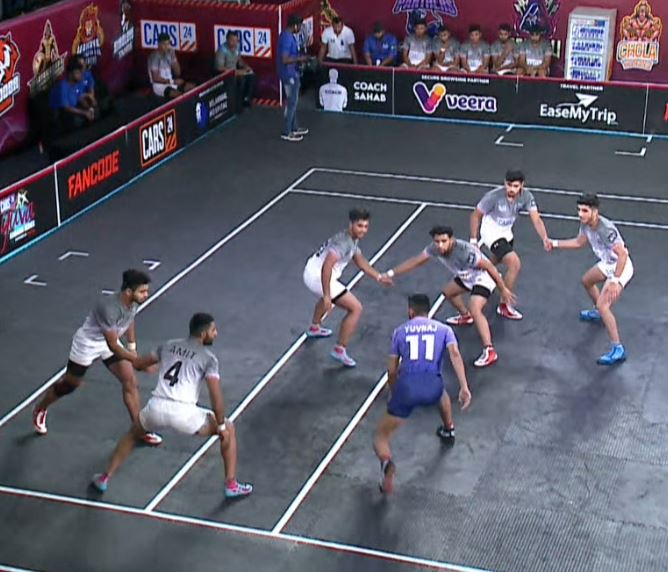 Aravalli Arrows pull off a stunning 30-26 win against Murthal Magnets