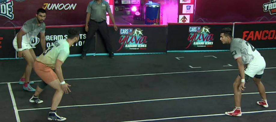 Arjun Rathee scores the second 100 raid points of the season