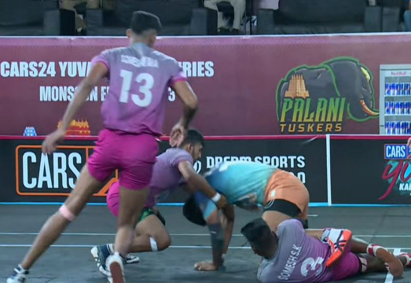 5 Tackle Points! Somesh Kalasannavar delivers on the occasion