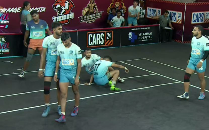 Aditya Kumar sizzles with 4 tackle points