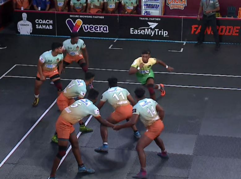 Gowtham Murugan shines with his defence