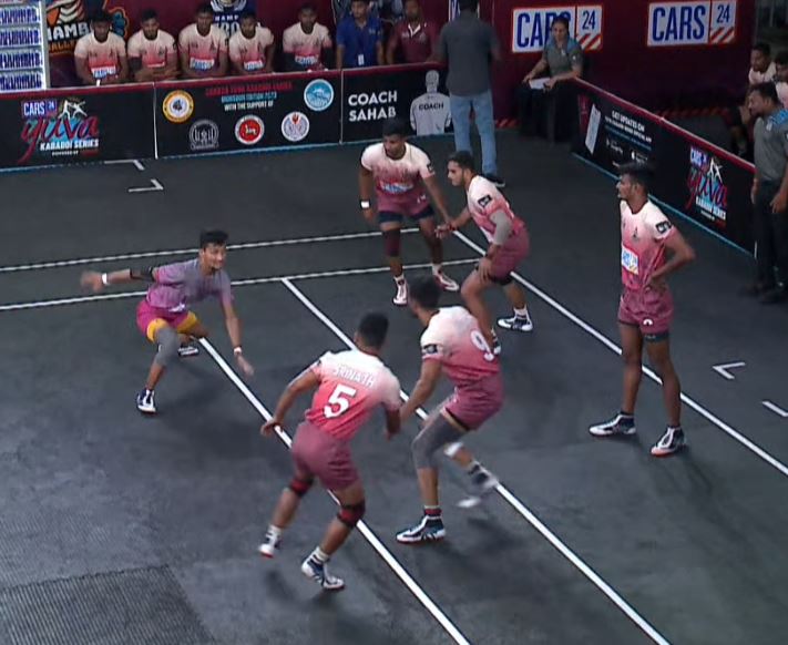 4 Successful Tackles! Srinath Tejavath pumps the brakes