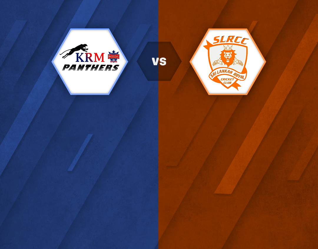 Match 24 of kcc t20 challengers cup, 2023: krm panthers vs slrsc banner