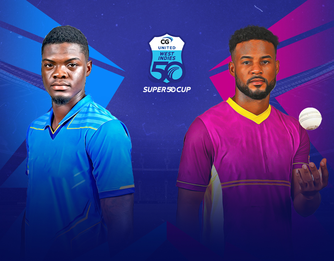2nd semi-final of cg united super50 cup, 2023: leeward islands hurricanes vs barbados pride banner