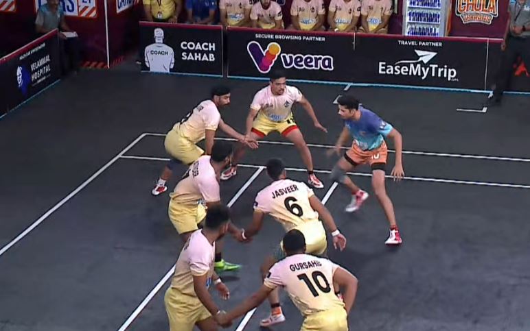 Sindh Sonics hold nerves to pip Chambal Challengers 44-37