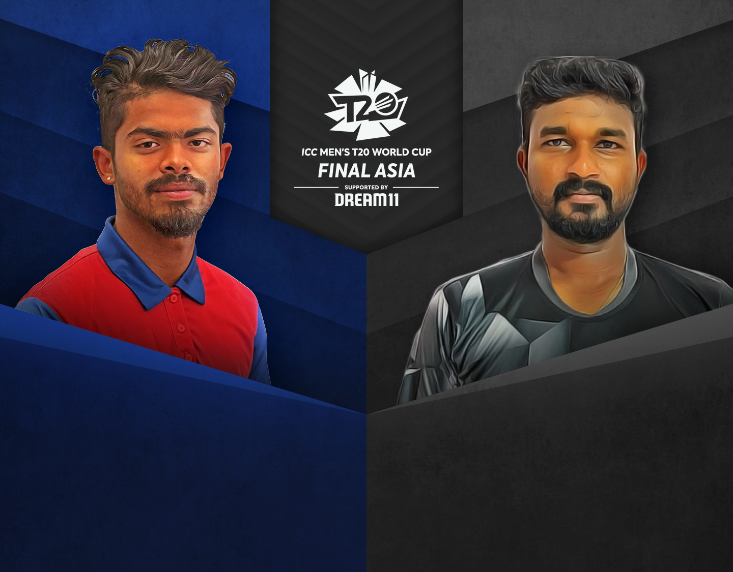 Match 1 of icc men's t20 wc asia regional final, 2023: nepal vs singapore banner