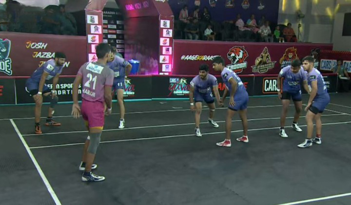 19 Raid Points! Hariom Choudhary leads the charge for Kaziranga Rhinos