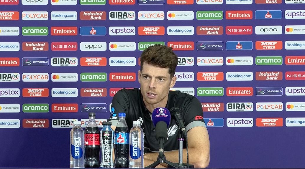 Obviously a nice start to our WC campaign: Mitchell Santner