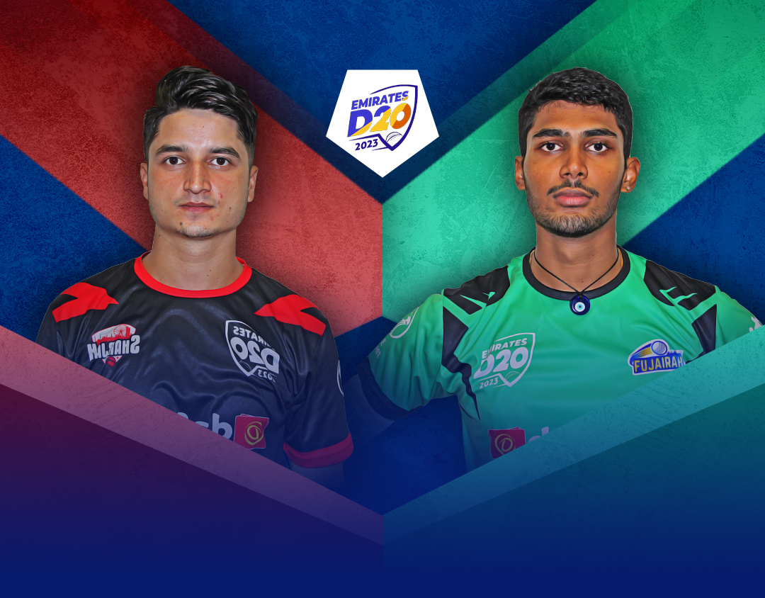Match 21 of emirates d20: sharjah vs fujairah banner