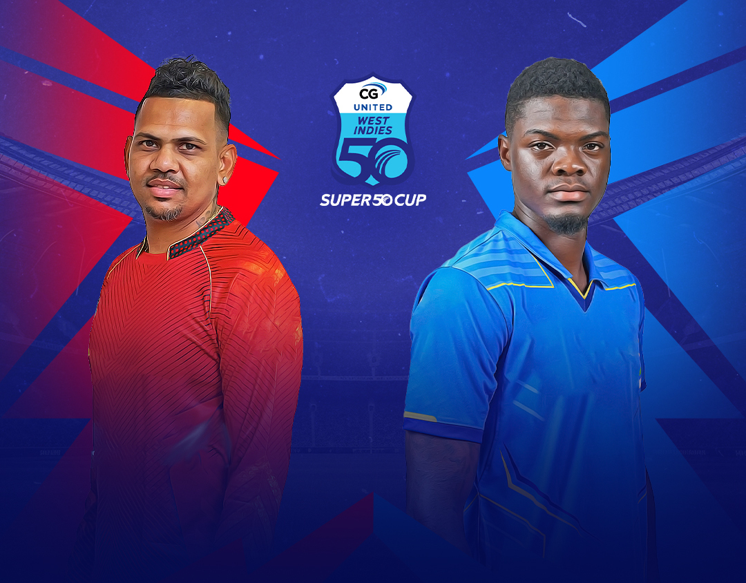 Final of cg united super50 cup, 2023: t&t red force vs leeward islands hurricanes banner