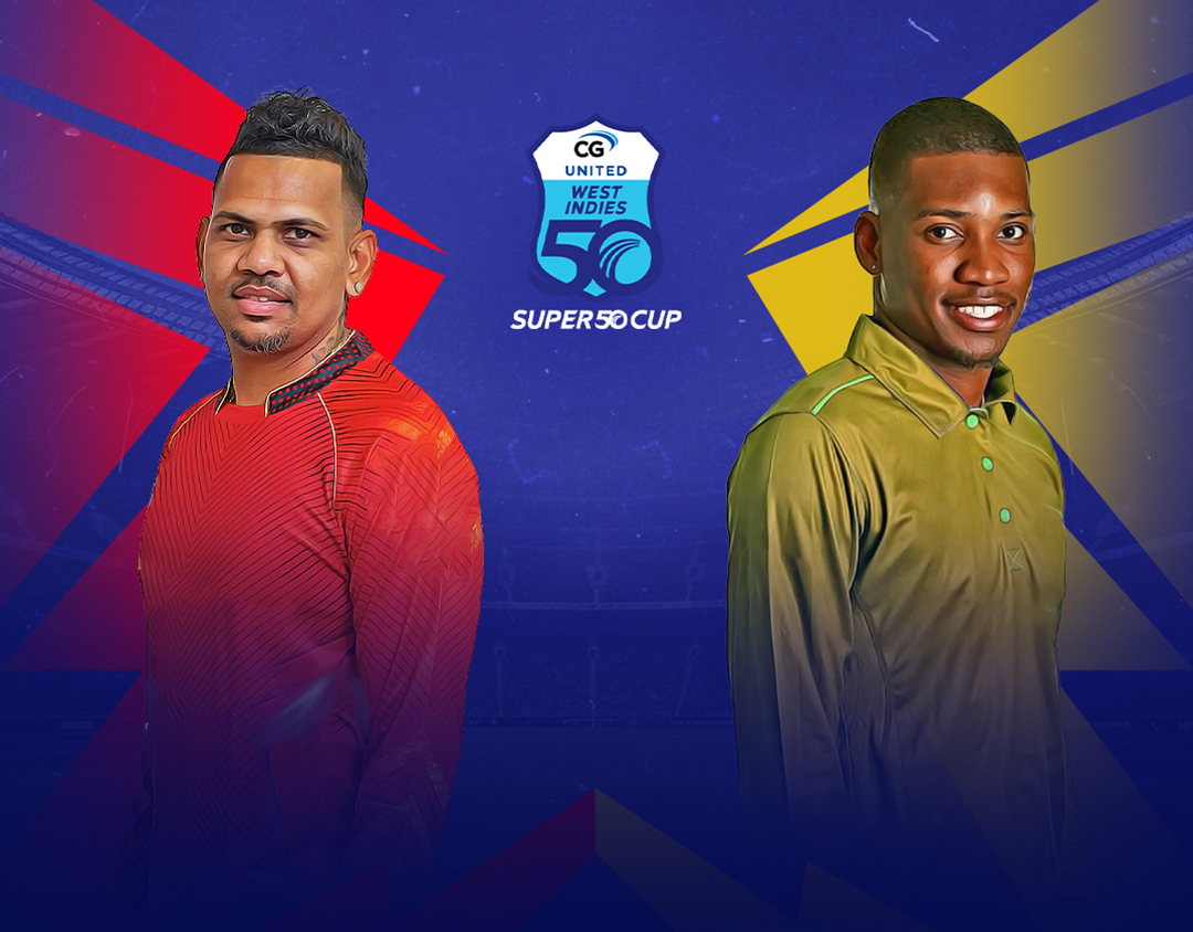 Match 17 of cg united super50 cup, 2023: t&t red force vs west indies academy banner