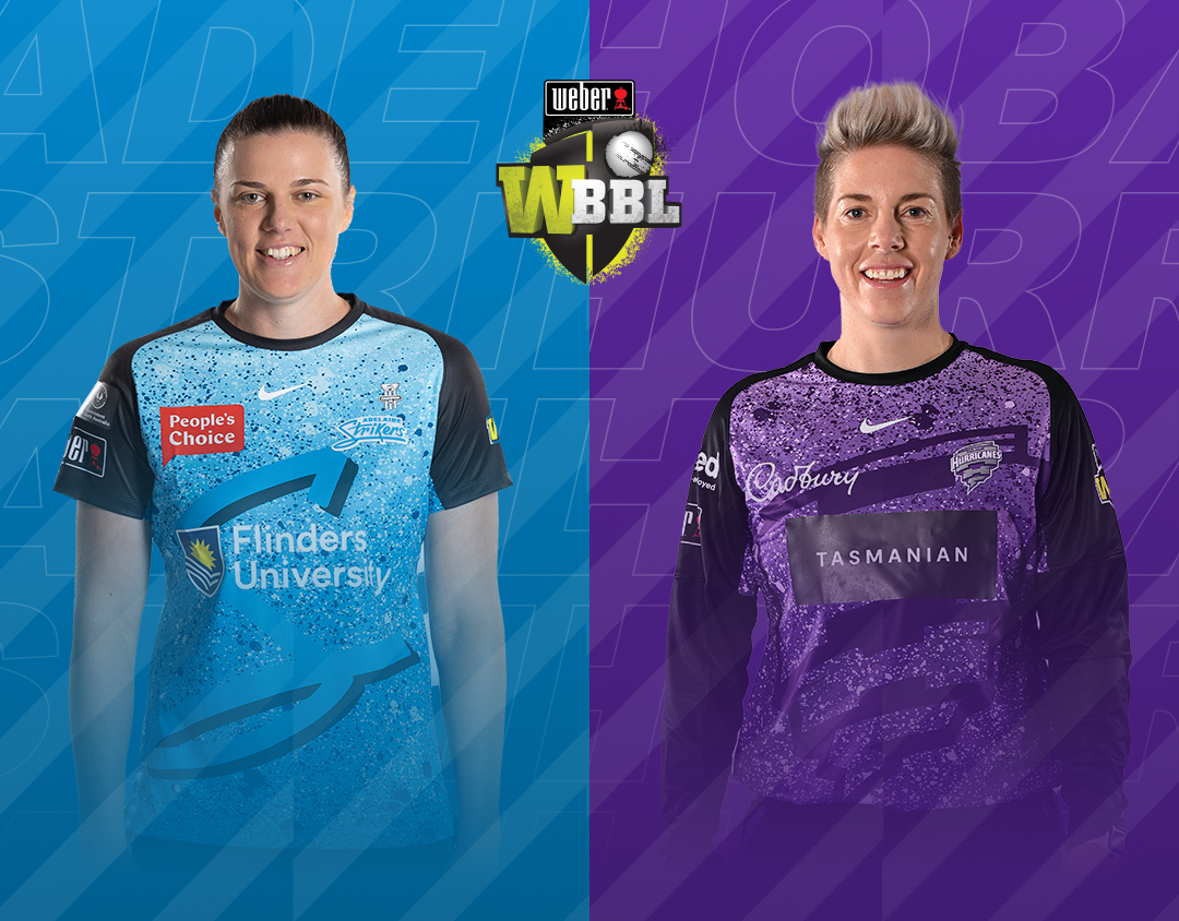 Match 12 of weber wbbl 2023: adelaide strikers women vs hobart hurricanes women banner