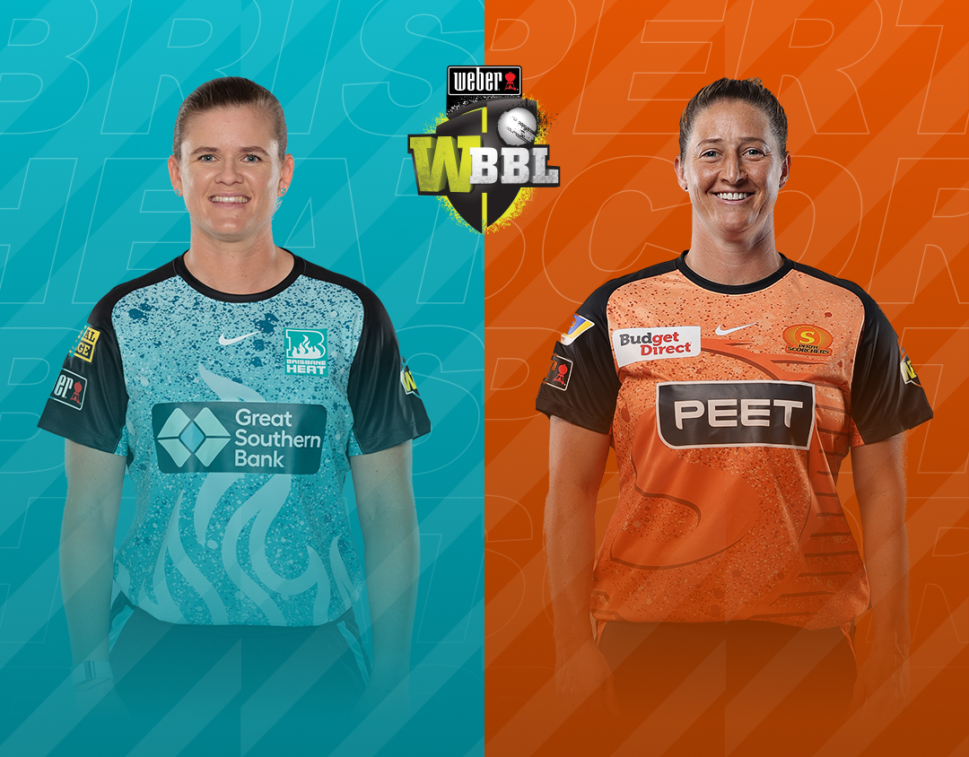 Match 31 of weber wbbl 2023: brisbane heat women vs perth scorchers women banner