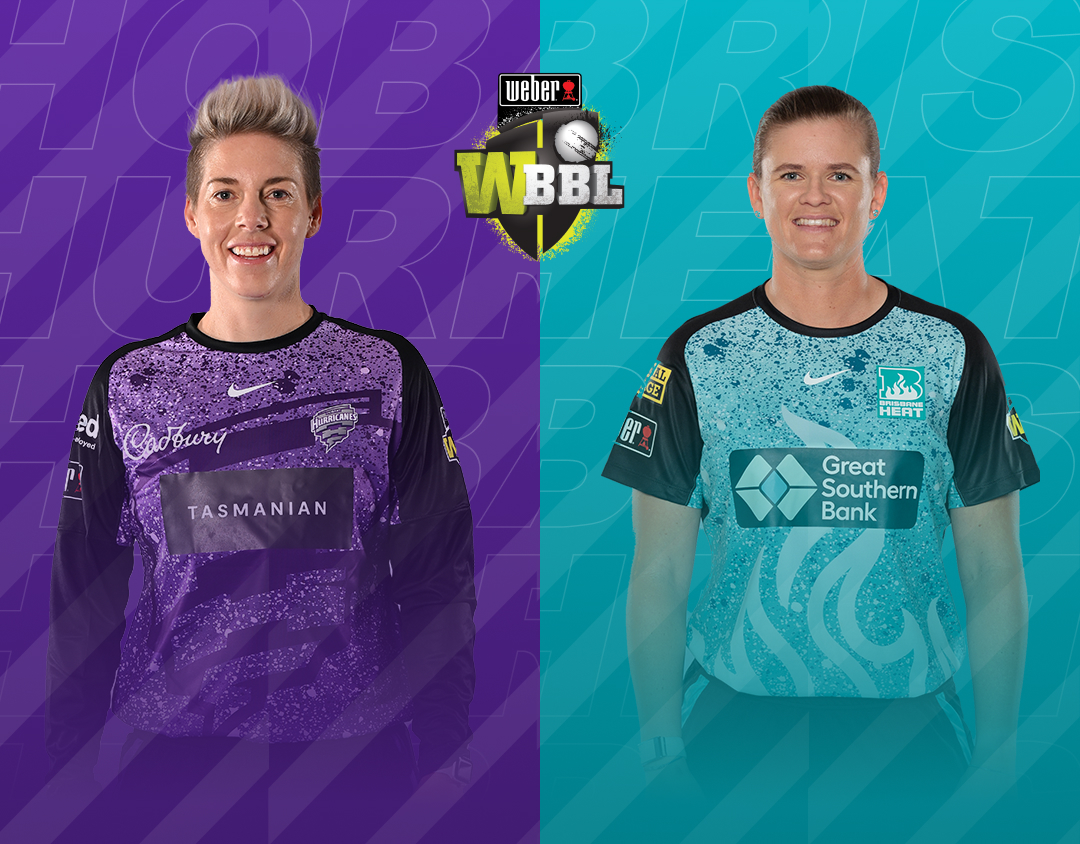 Match 24 of weber wbbl 2023: hobart hurricanes women vs brisbane heat women banner
