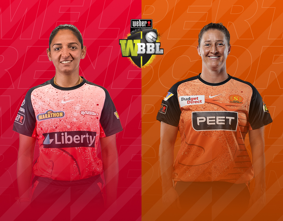 Match 34 of weber wbbl 2023: melbourne renegades women vs perth scorchers women banner