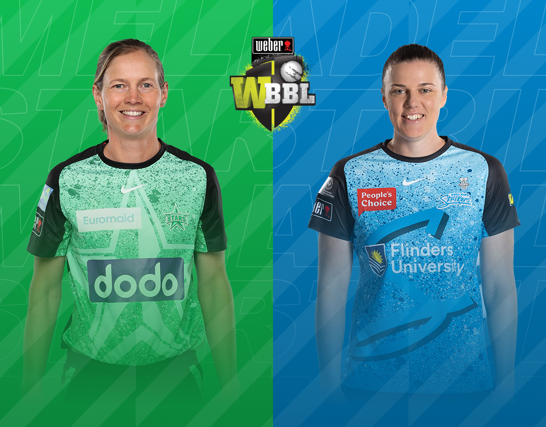 Match 8 of weber wbbl 2023: melbourne stars women vs adelaide strikers women banner