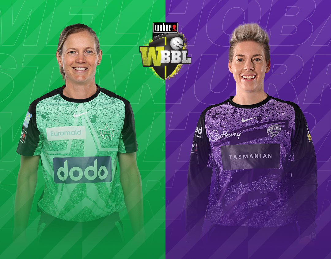 Match 42 of weber wbbl 2023: melbourne stars women vs hobart hurricanes women banner
