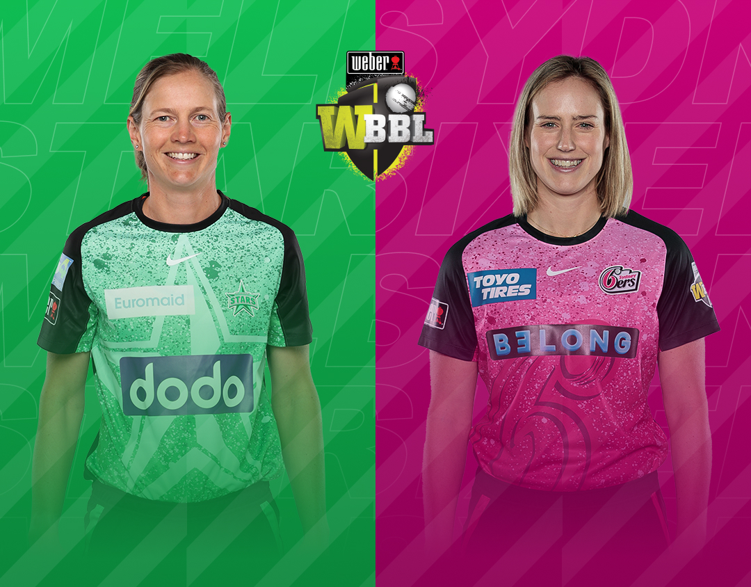 Match 28 of weber wbbl 2023: melbourne stars women vs sydney sixers women banner