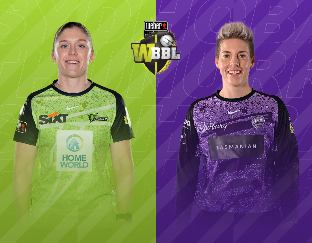 Match 30 of weber wbbl 2023: sydney thunder women vs hobart hurricanes women banner