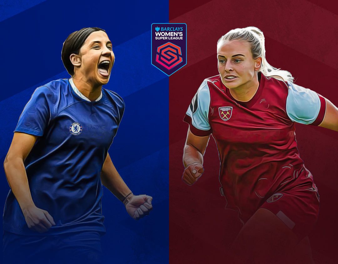 Match #6 of barclays fa women's super league 2023-24 banner