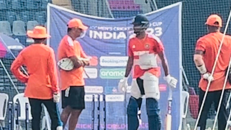 Iyer's intensive net session ahead of Sri Lanka clash