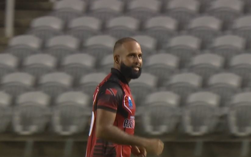 5 for 34! Yannic Cariah interrupts Guyana's run chase
