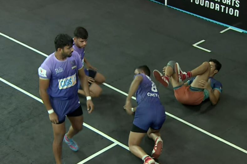 7 Tackle Points! Chetan Choudhary's early aggression