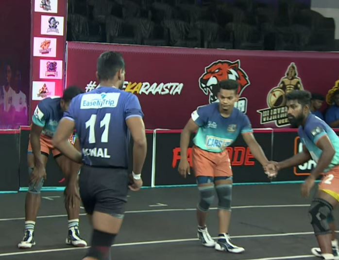 15 Raid Points! Kunal Bhati's raids win it for Periyar