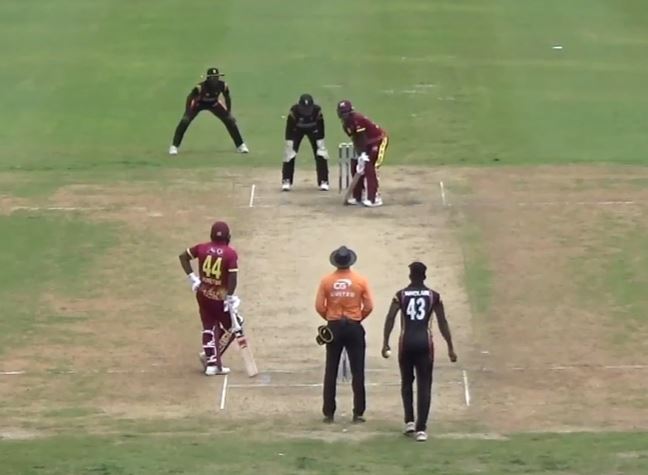 Karima Gore anchors Leeward Islands Hurricanes with his 54