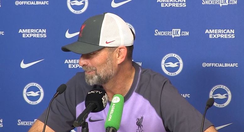 I'm over it: Klopp on possible Gross red card during Brighton draw