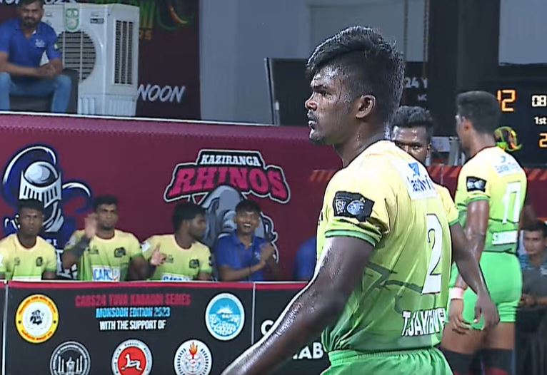Sakthivel Thangavelu's kamaal raid of the match