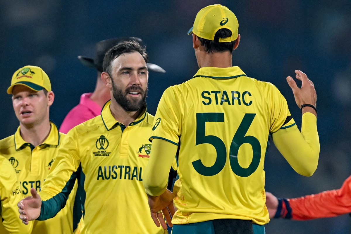 Maxwell records fastest WC ton as AUS thrash NED by 309 runs
