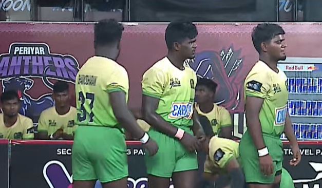 Sakthivel Thangavelu's swift tackles pummel Periyar Panthers