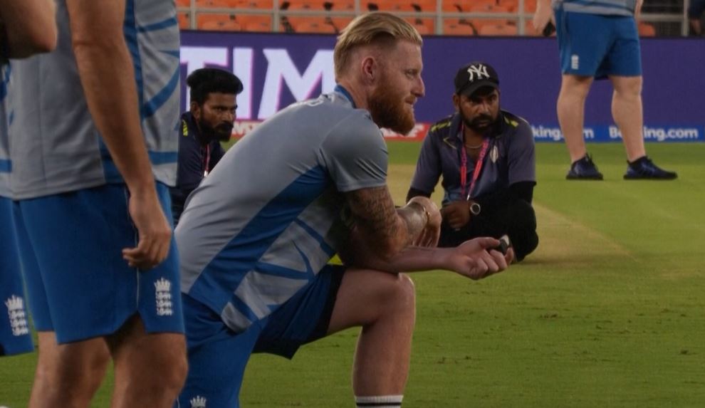 England train, but Stokes set to miss World Cup opener