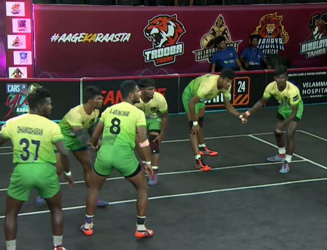 Upbeat Palani Tuskers thrash Periyar Panthers 52-20