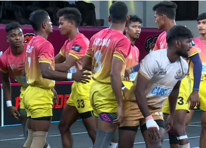 Kamraju Kadraka's defence puts Maratha on the backfoot