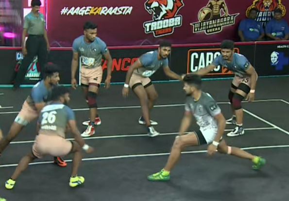 Milan Dahiya's spectacular raids go in vain