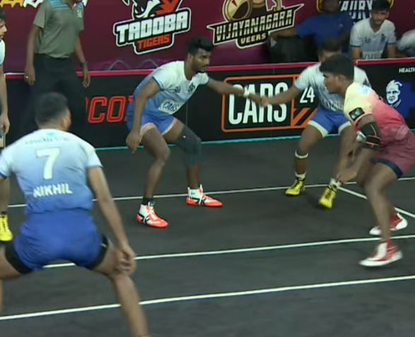 Laxman Nallagonda produces a match-winning raid