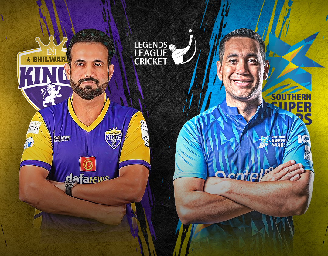 Match 10 of legends league cricket, 2023: bhilwara kings vs southern super stars banner