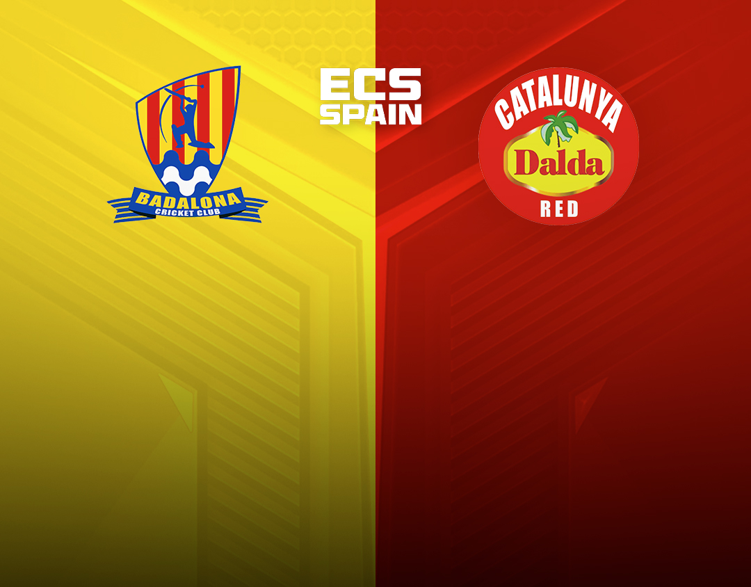 Match 14 of ecs spain, 2023: badalona cc vs catalunya red banner