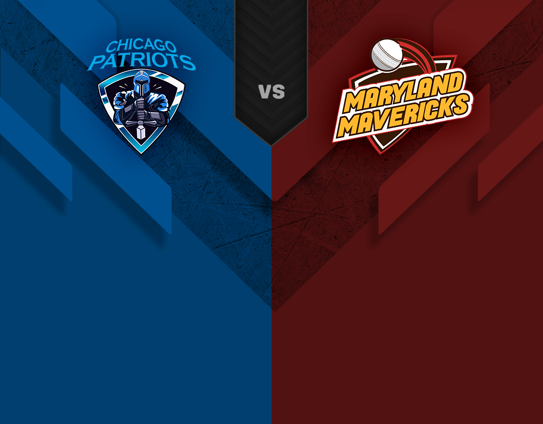 Match 8 of us premier league, 2023: chicago patriots vs maryland mavericks banner
