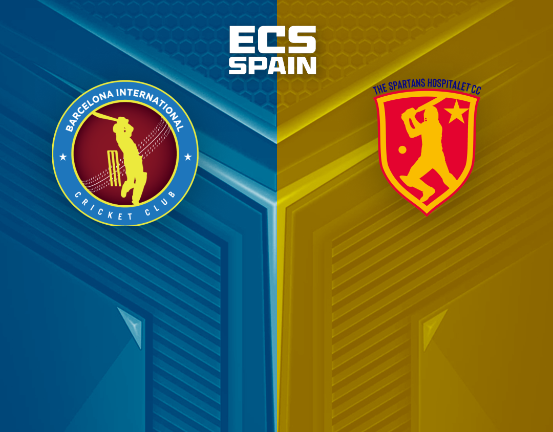 Match 23 of ecs spain, 2023: barcelona international vs spartans hospitalet banner