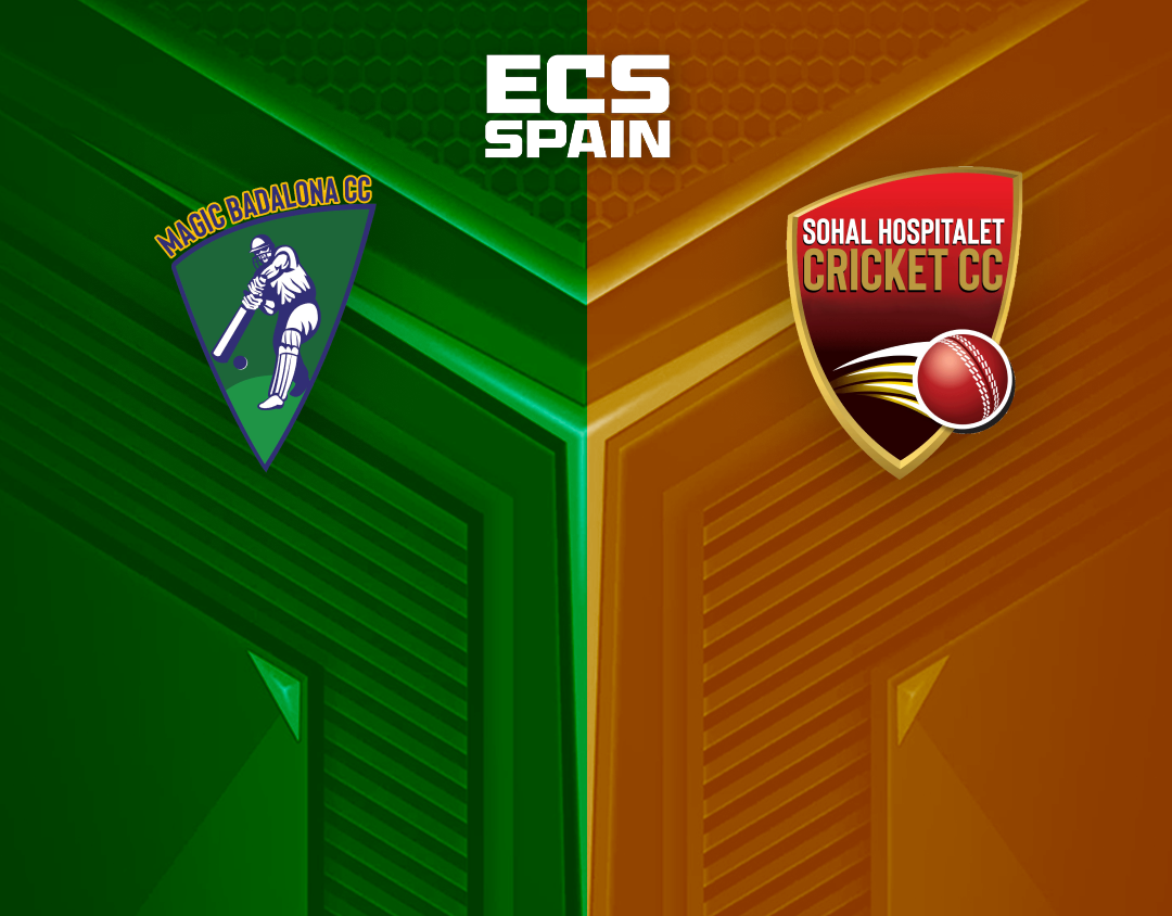 Match 44 of ecs spain, 2023: magic cc vs sohal hospitalet banner