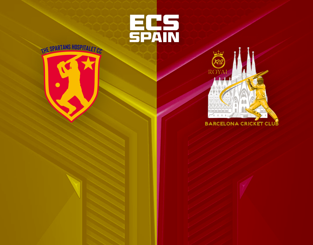 Match 64 of ecs spain, 2023: spartans hospitalet vs royal barcelona banner